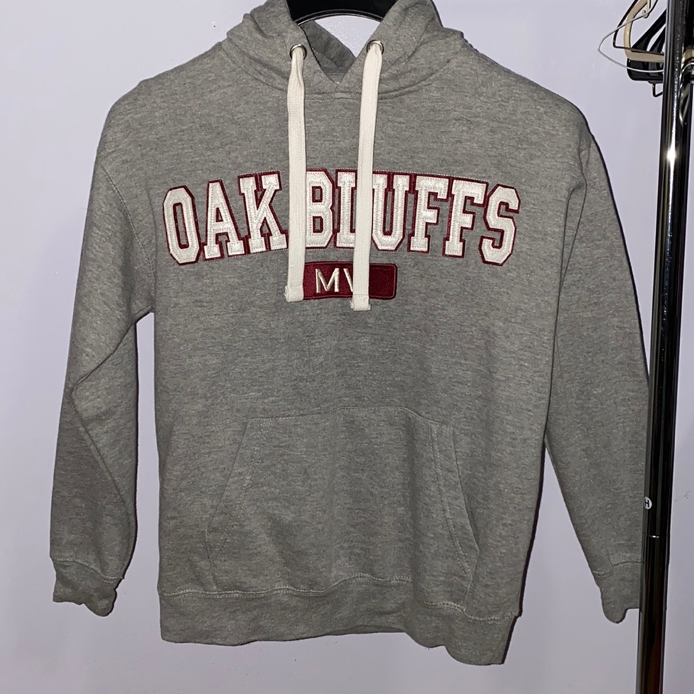 Martha’s Vineyard Grey Embroidered Hoodie
